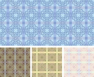 vintage seamless pattern / vector background