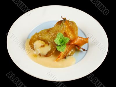 Orange Poached Pears 1