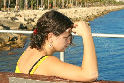 Girl and sea