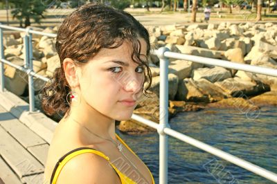 The girl