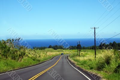 Car on the road
