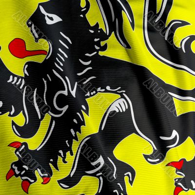 Flemish Flag Closeup
