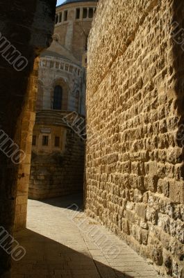 A street in the old city jerusalem