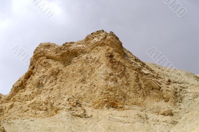 arava desert - dead landscape, stone and sand
