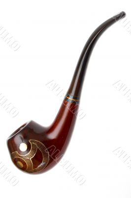 Long ornamented north-caucasian pipe