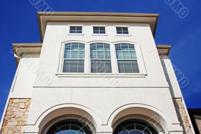 Modern Stucco House