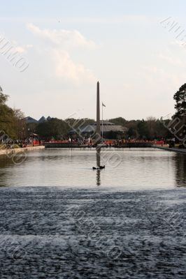 Obelisk on Water