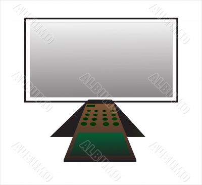 TV Remote Illustration