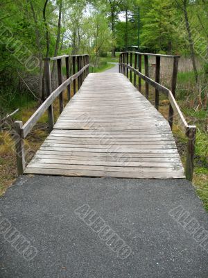 Wood bridge