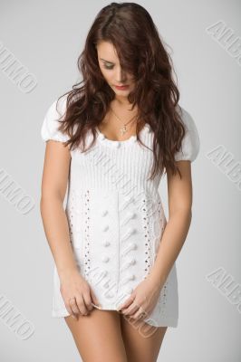 woman in white