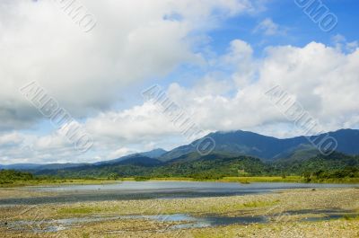 River and Mountains