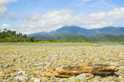River and Mountains