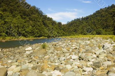 River and Mountains