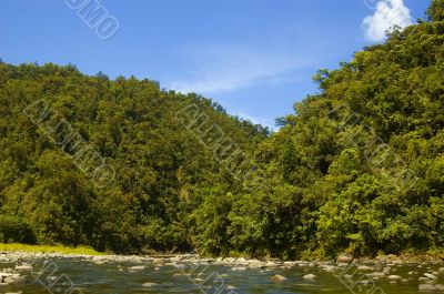 River and Mountains