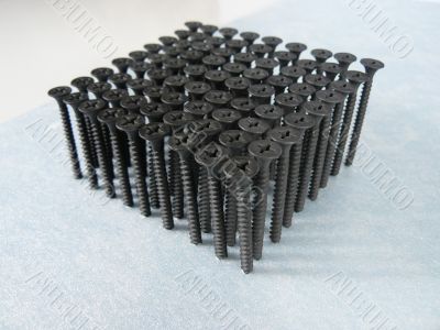 Rhombus from screws