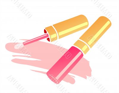 pink lipstick