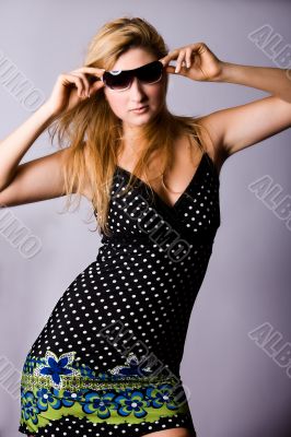 Sexy woman and sunglasses
