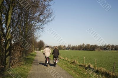 couple on the bike