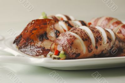 Grilled squid