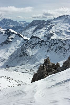 Dolomites range