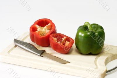 Cutting Peppers