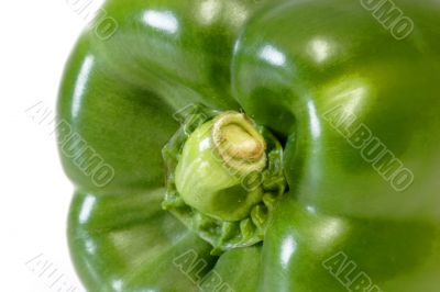 Closeup from green Pepper