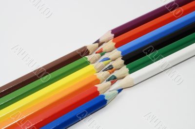 Coloured pencils