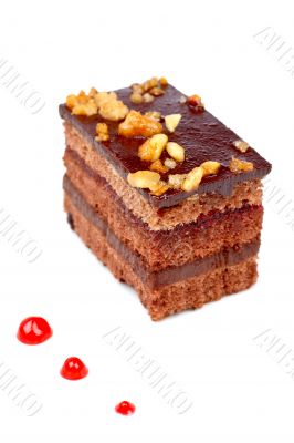 Delicious chocolate cake