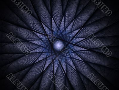 Threaded Star Abstract Background