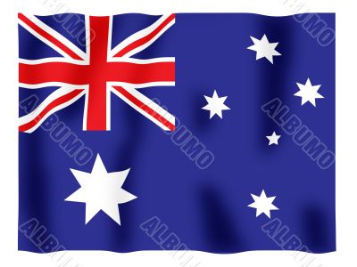 Australia fluttering