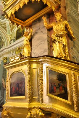 The chair in the temple