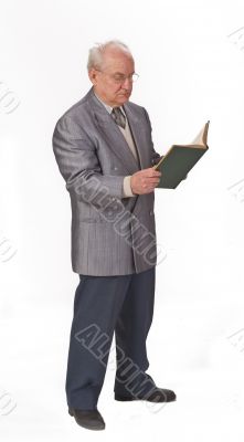 Reading a book