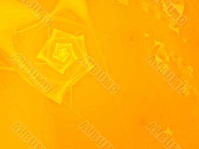 bright orange fractal
