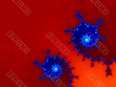 classical red blue fractal