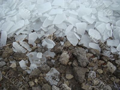 Ice and stone