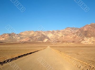 Road in Death Valley, California