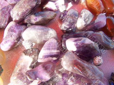 Amethyst beads