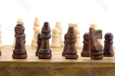 chess board close up