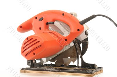 red circular saw