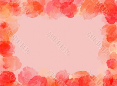 Roses frame