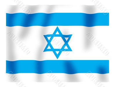 Israel fluttering
