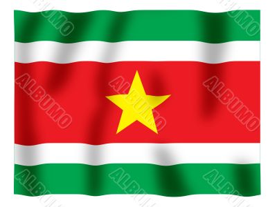Suriname fluttering