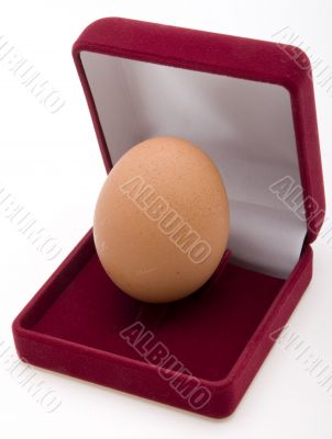 Egg  in Jewelry Box