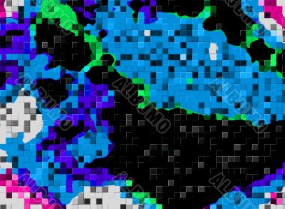 Abstract small squares