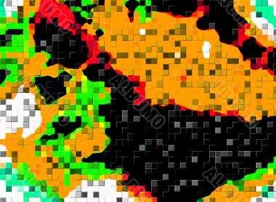 Tiled abstract