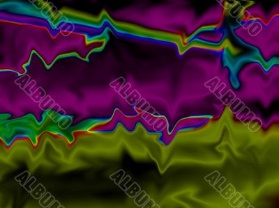 Psychedelic zig zags