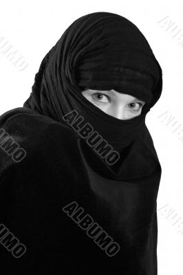 glance of woman