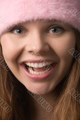 wide smile