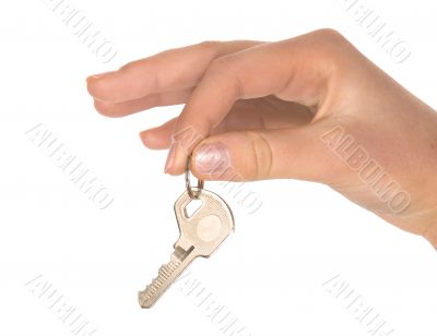 Hand with a key