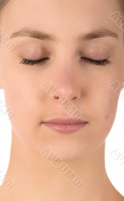 Closed eyes